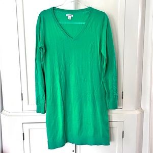 Sweater Dress | L | Kelly Green